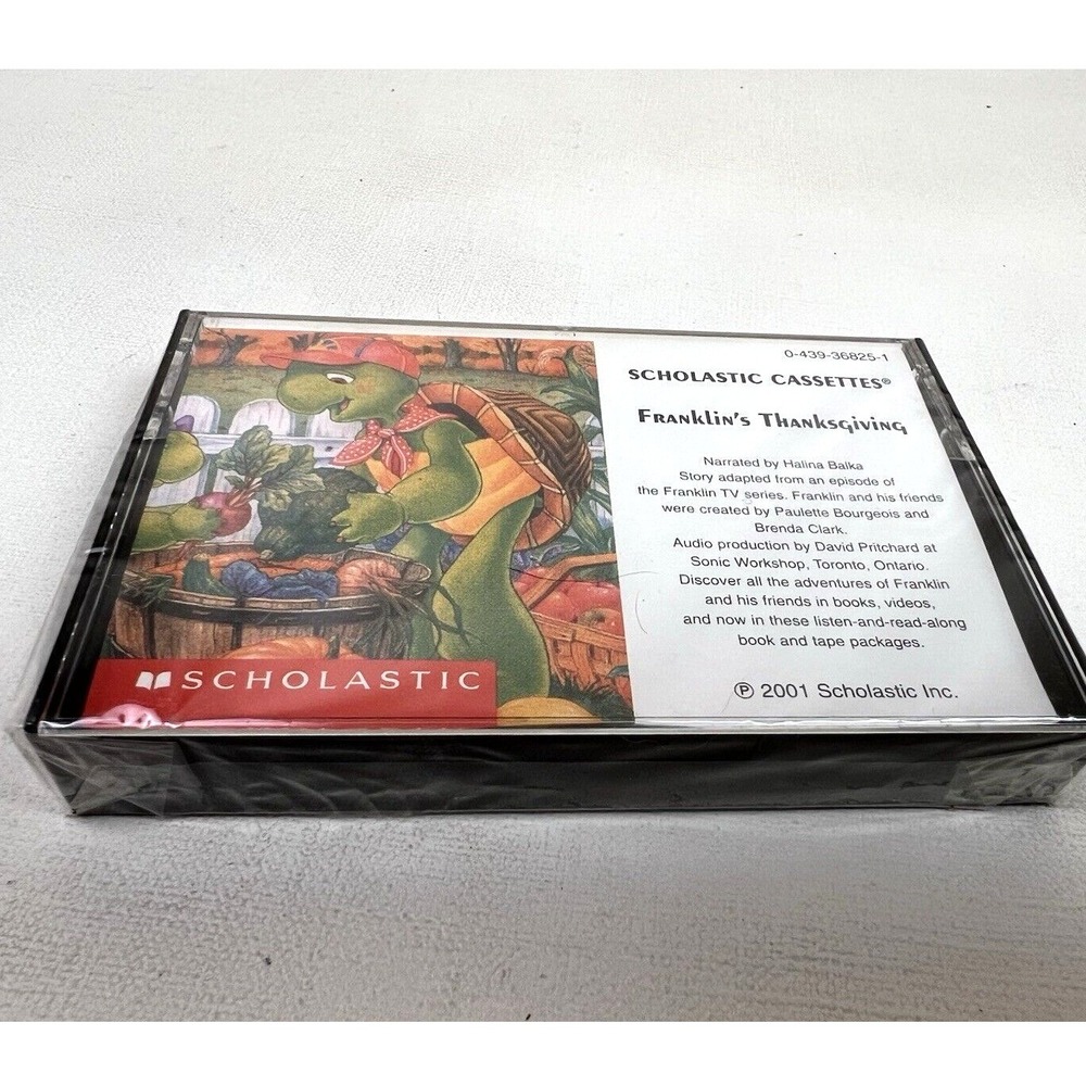 Franklins Thanksgiving Scholastic‎ Audio Book Cassette Tape Rare Vintage 2001